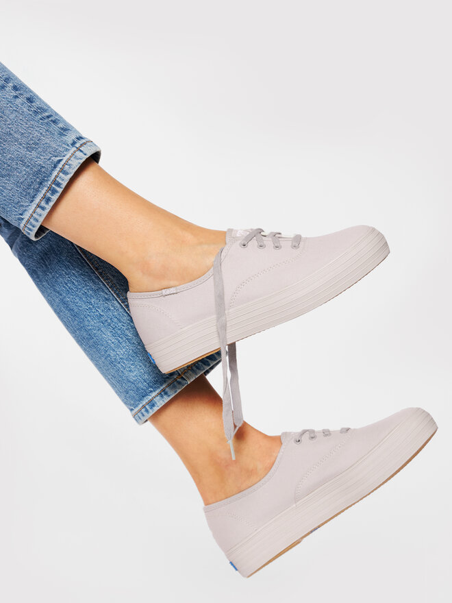 Keds Zapatillas de tenis Keds Triple Mono WF56547 Gris