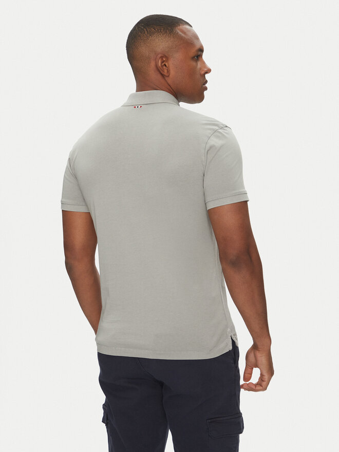 Napapijri Napapijri Polo marškinėliai Elbas NP0A4GB4 Pilka Regular Fit