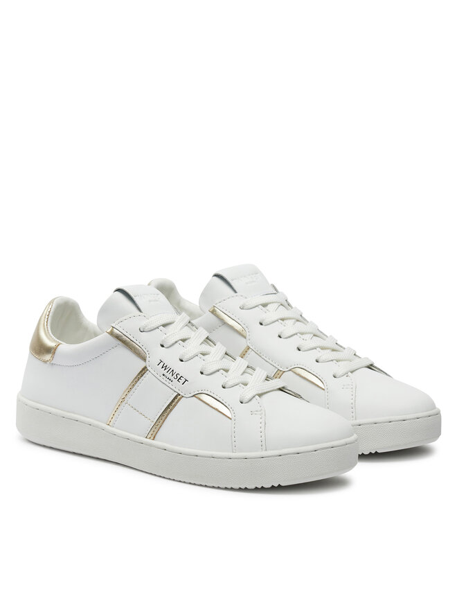TWINSET Сникърси TWINSET 241TCT090 Бял