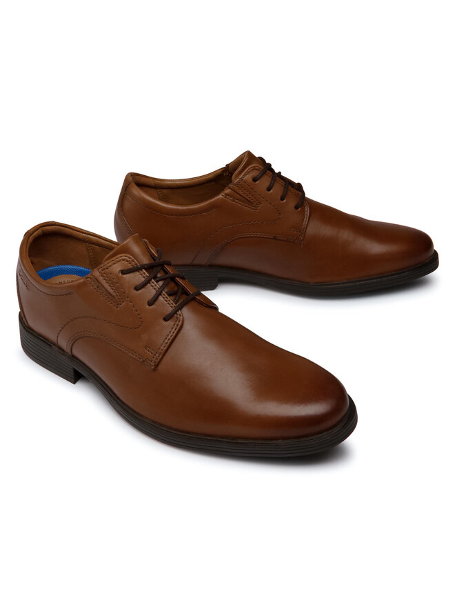 Clarks Nizki čevlji Clarks Whiddon Plain 261529197 Rjava