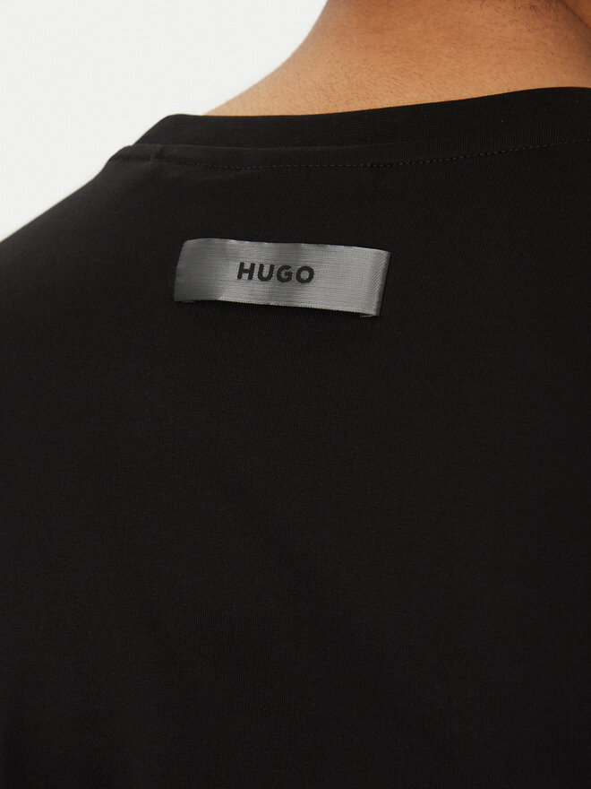 HUGO HUGO T-Shirt Dimerstee 50542969 Μαύρο Slim Fit