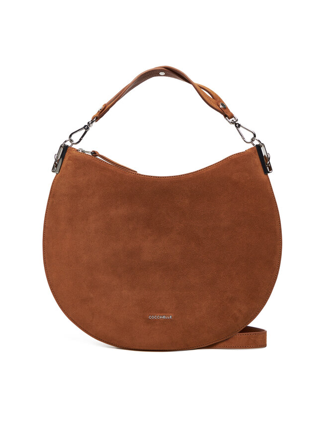 Coccinelle Handtasche Coccinelle QKG Coccinellesunup Suede E1 QKG 13 01 01 Braun