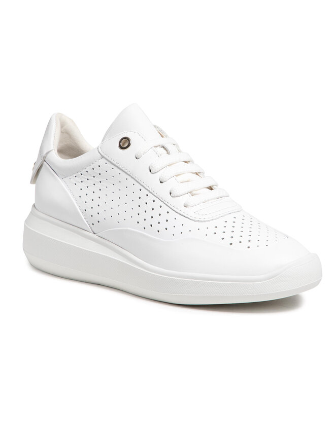 Geox Sneakersy Geox D Rubidia C D15APC 00085 C1000 Bílá