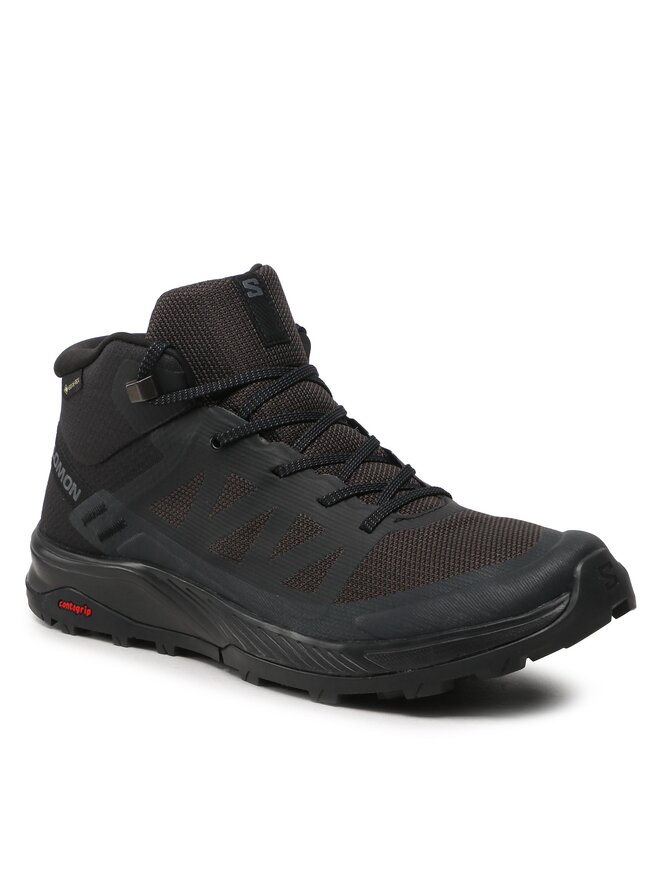 Salomon Trekkingi Salomon Outrise Mid Gtx L47143500 Czarny
