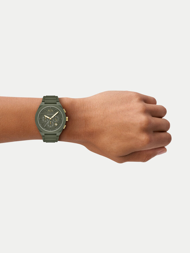 Armani Exchange Pulkstenis Armani Exchange Sync AX4169 Zaļš