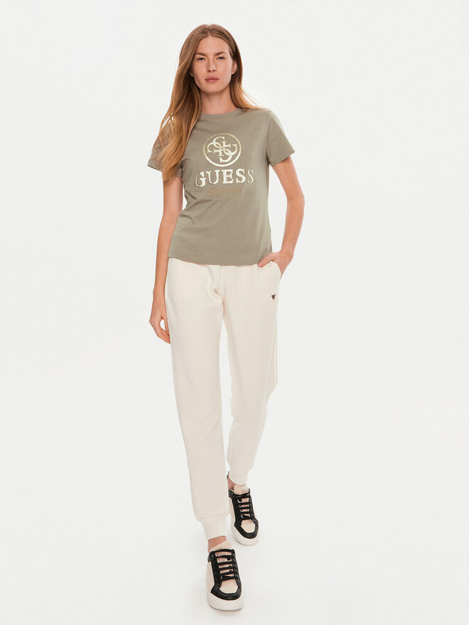 Guess Guess Marškinėliai V4BI00 I3Z14 Pilka Regular Fit
