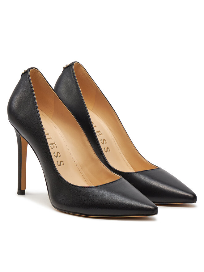 Guess Szpilki Guess Gabben FLTGAB LEA08 Czarny