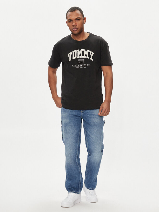 Tommy Jeans Tommy Jeans T-Shirt Athletic Club DM0DM18557 Schwarz Regular Fit