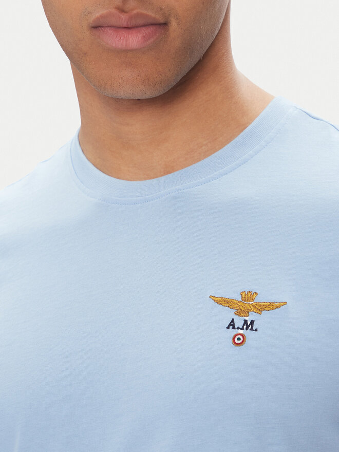 Aeronautica Militare Aeronautica Militare T-Shirt 251TS1580J372 Himmelblau Regular Fit