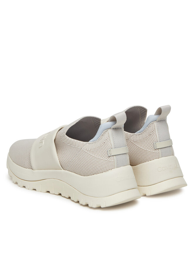 Calvin Klein Αθλητικά Calvin Klein Runner Slip On - He Nappa HW0HW02415 Εκρού