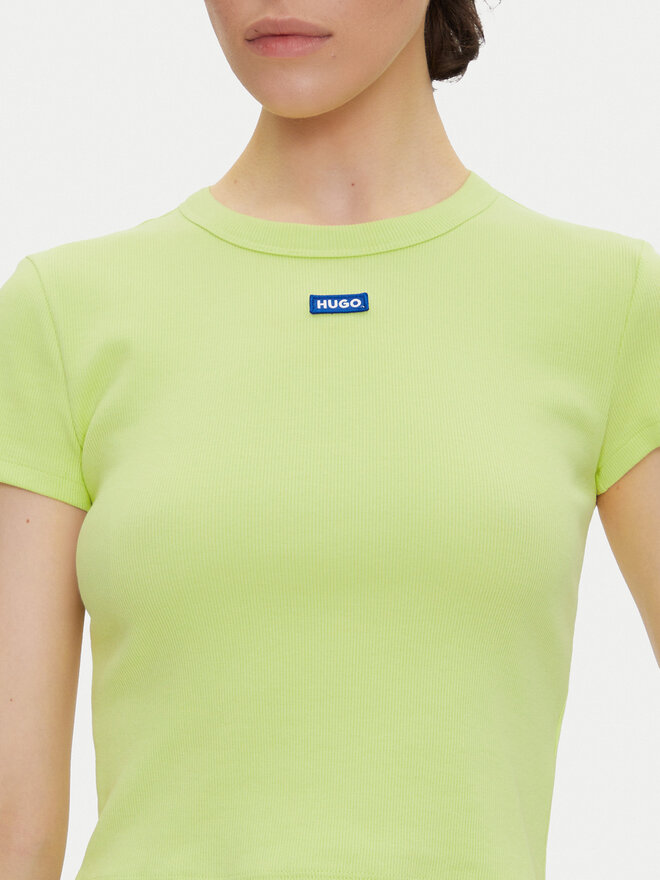 HUGO HUGO Camiseta Baby 50510749 Verde Slim Fit