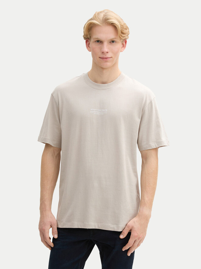 Tom Tailor Denim Tom Tailor Denim Camiseta 1045021 Gris Relaxed Fit