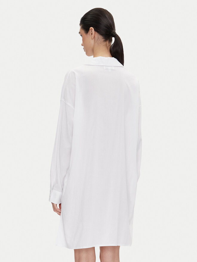 DKNY DKNY Camisón YI30048 Blanco Relaxed Fit