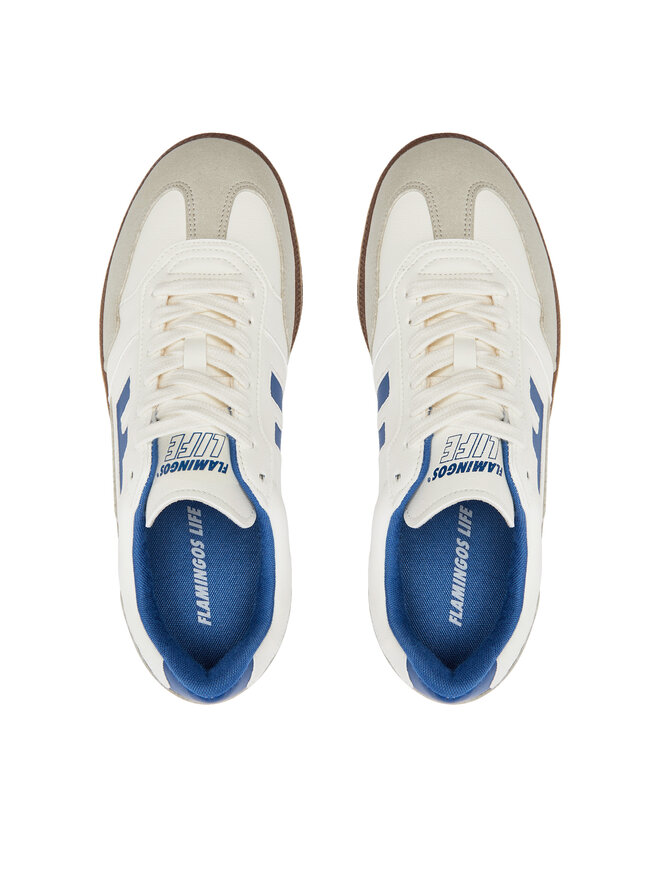 Flamingos Life Sneakers Flamingos Life Burela Slim Bsoliblu Weiß