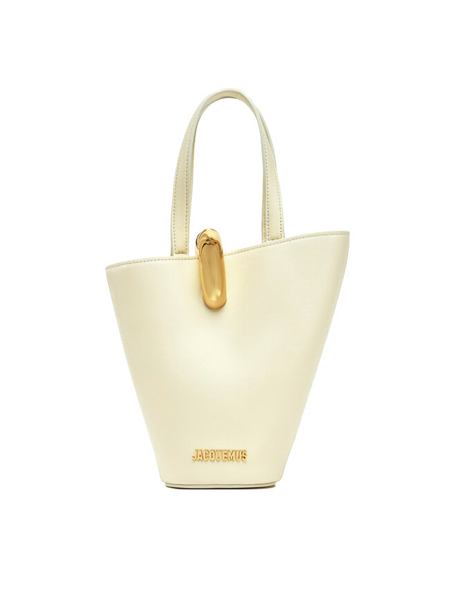 JACQUEMUS Geantă JACQUEMUS Le Petit Bambol 24H243BA389-3173 Écru