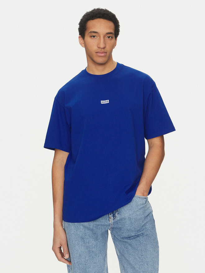 HUGO HUGO Camiseta Nalono 50509776 Azul Loose Fit