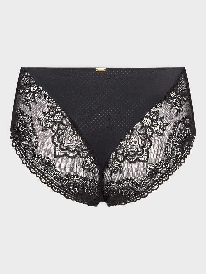 Selmark Selmark Klassischer Damenslip mit hoher Taille Penelope 31003 Schwarz