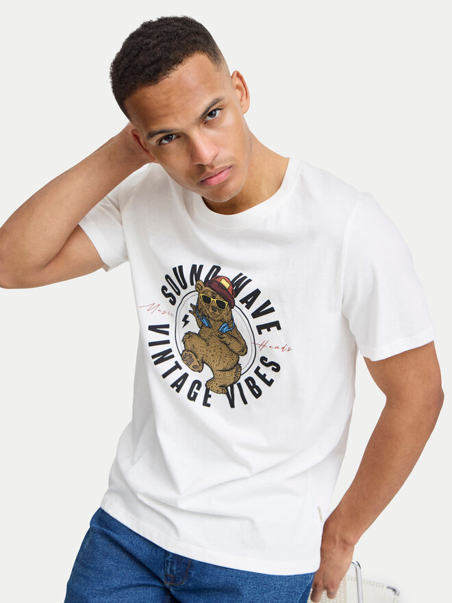 Blend Blend T-shirt 20717743 Bijela Regular Fit