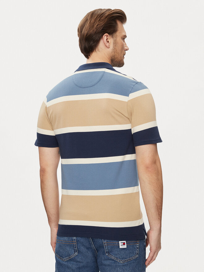 Vans Vans Pólóing Halicrest Stripe Polo Ss VN000G3R Kék Regular Fit