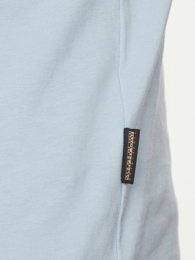 Napapijri Napapijri Camiseta S-Bollo NP0A4I3C Celeste Regular Fit