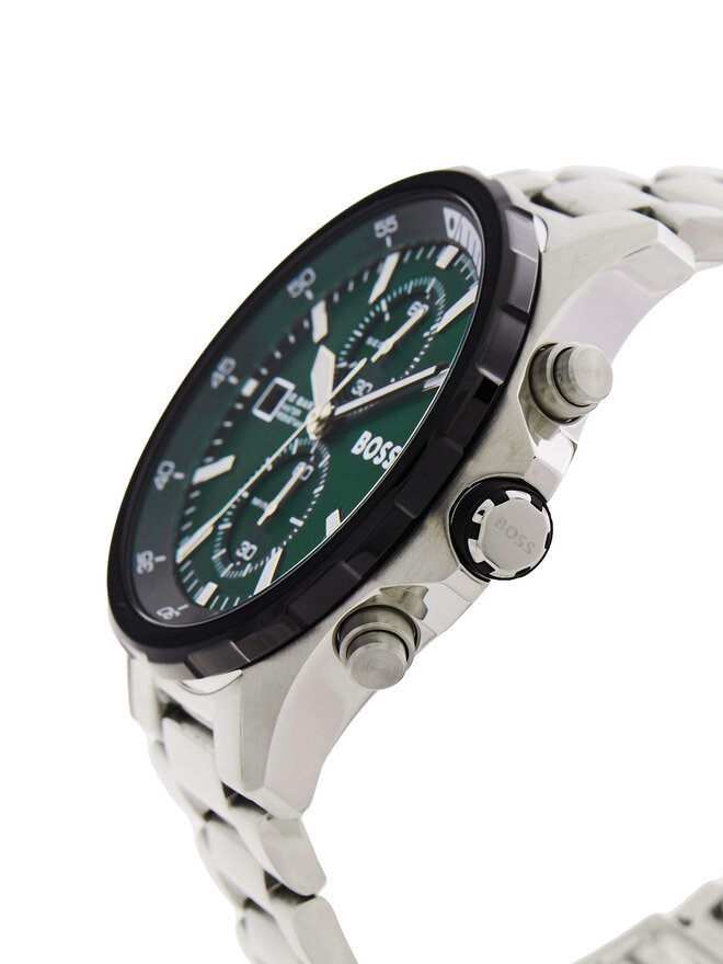 BOSS Zegarek BOSS Globetrotter 1513930 Srebrny