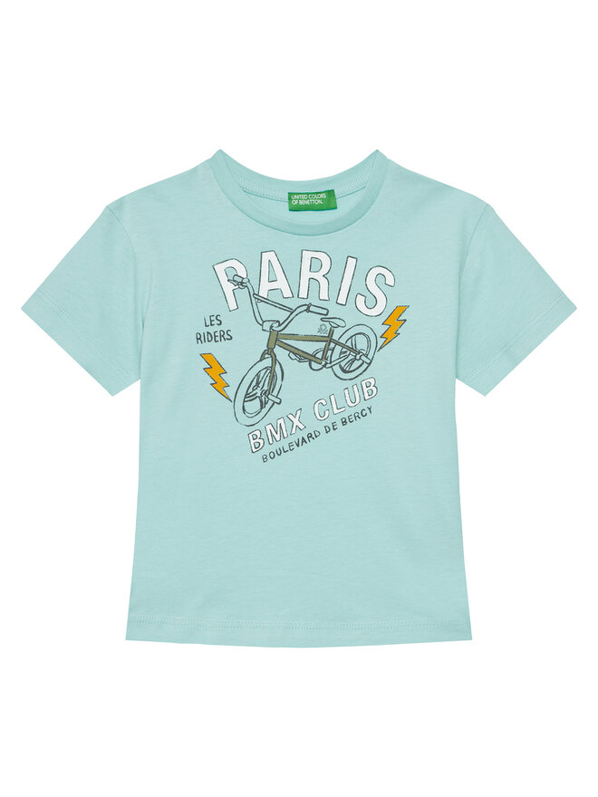 United Colors Of Benetton United Colors Of Benetton T-Shirt 3I1XG10IJ Grün Regular Fit