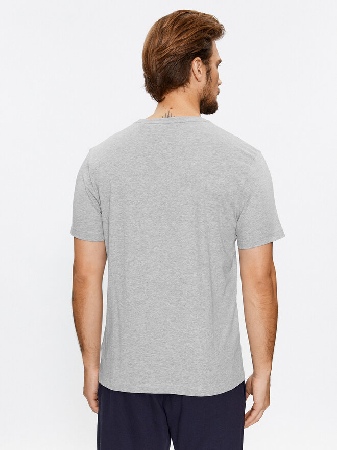 Gant Gant Marškinėliai Reg Archive Shield Ss 2003199 Pilka Regular Fit