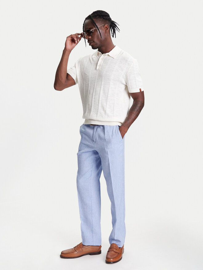United Colors Of Benetton United Colors Of Benetton Polo marškinėliai 115GK301G Smėlio Regular Fit