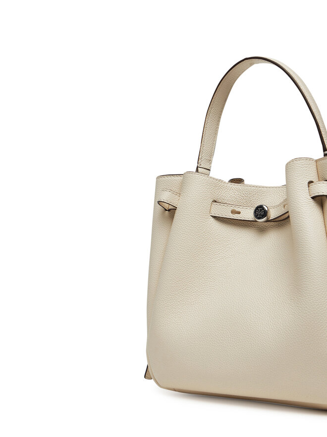 Tory Burch Сумка Tory Burch Romy Bucket Bag 166982 Кремовий