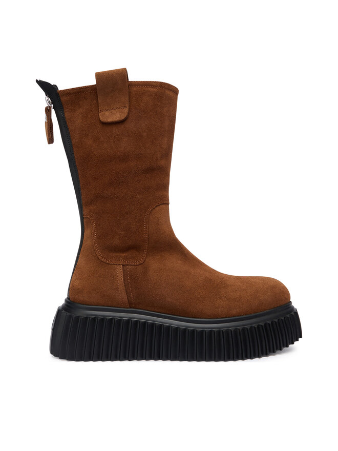 AGL Bokacsizma AGL Milagros D751503PGKI014C489 Barna