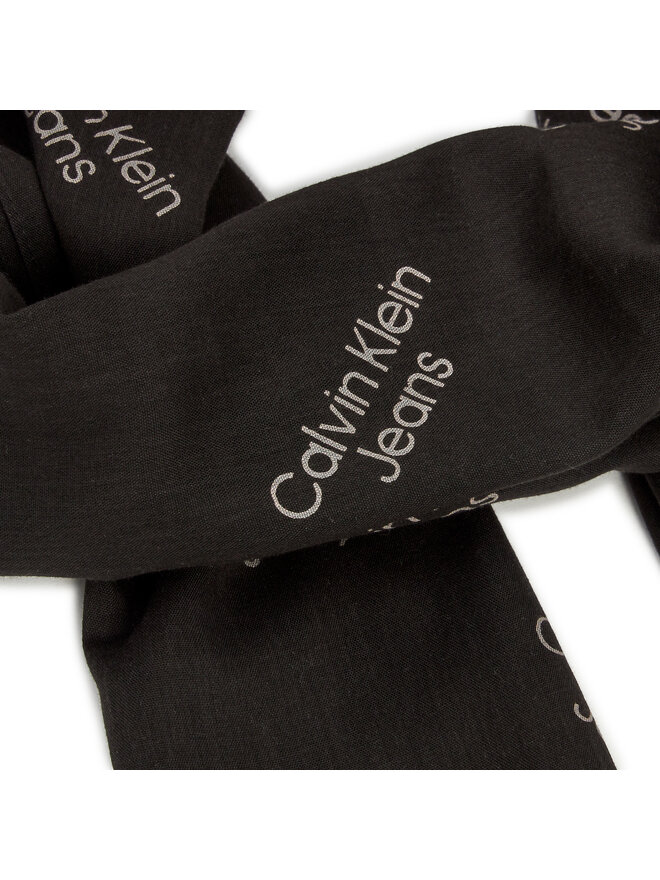 Calvin Klein Šál Calvin Klein Monologo K60K611982 Černá