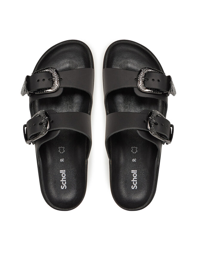 Scholl Παντόφλες Scholl Irving F30615 Μαύρο