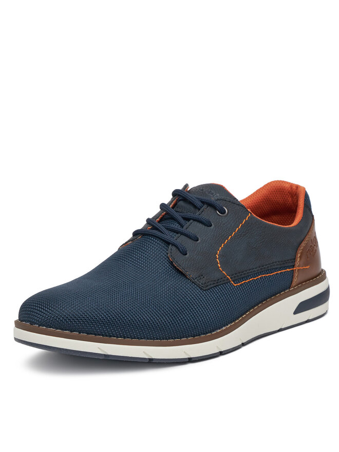 Rieker Sneakersy Rieker 11301-14 Tmavomodrá