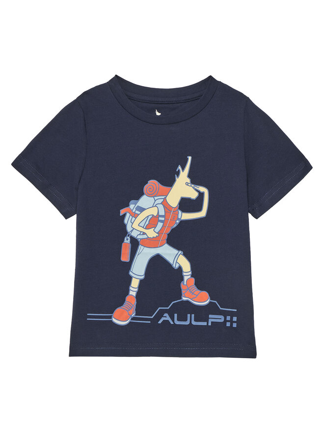 Aulp Aulp T-Shirt Timon Dunkelblau Regular Fit