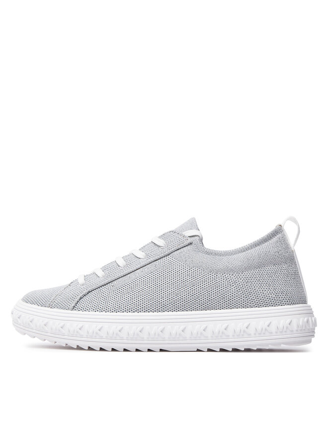 MICHAEL Michael Kors Sneakersy MICHAEL Michael Kors Grove Metallic 43S4GVFS2D Strieborná