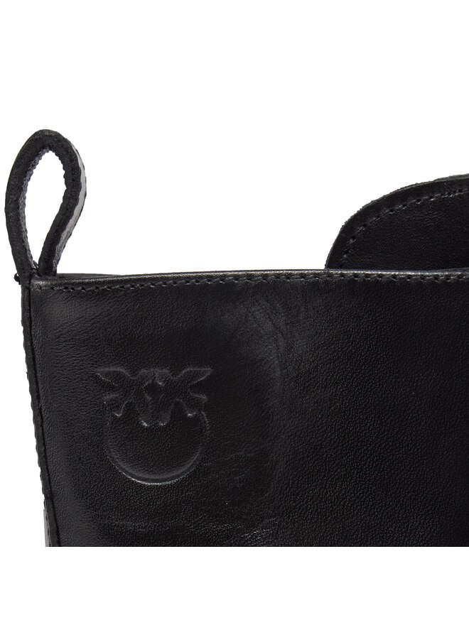 PINKO Ботильйони PINKO Honneger Anfibio AI 23-24 BLKS1 102330 A0NY Чорний