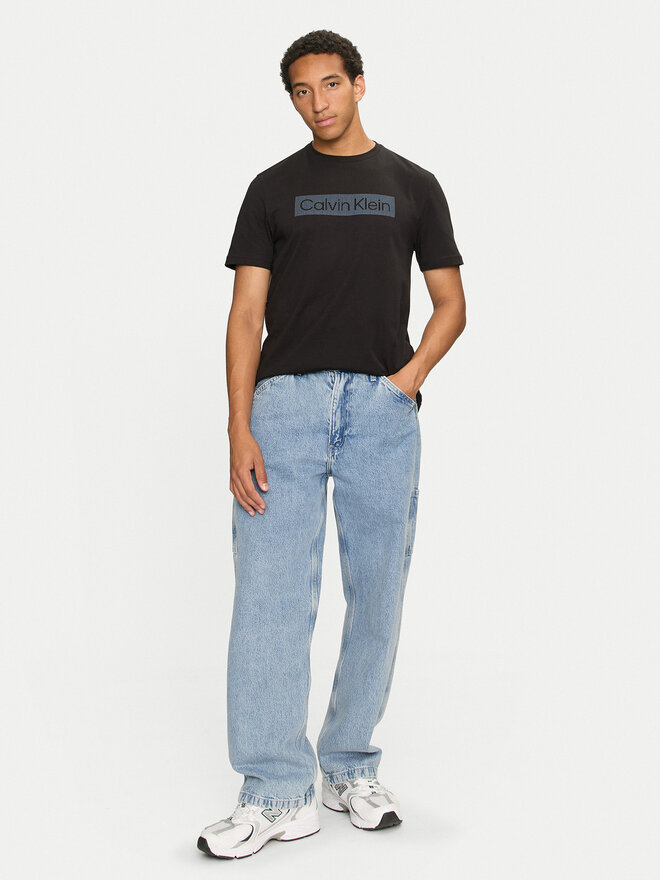 Calvin Klein Calvin Klein T-Shirt Striped Logo K10K113590 Μαύρο Regular Fit