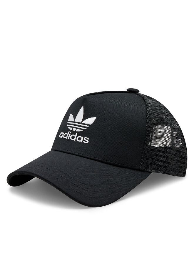 adidas Kšiltovka adidas Curved Trucker IC0023 Černá