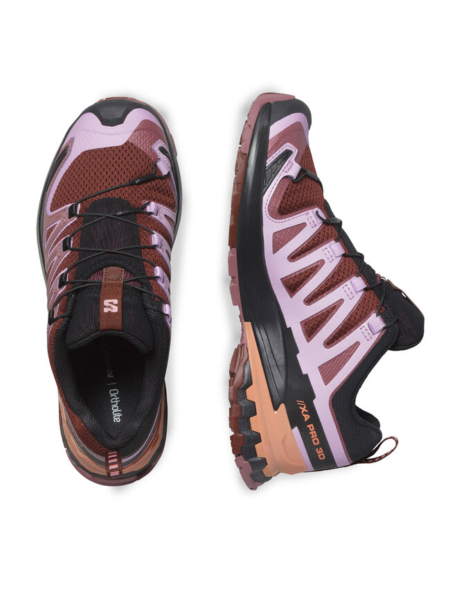 Salomon Маратонки за бягане Salomon Xa Pro 3D V9 L47589300 Бордо