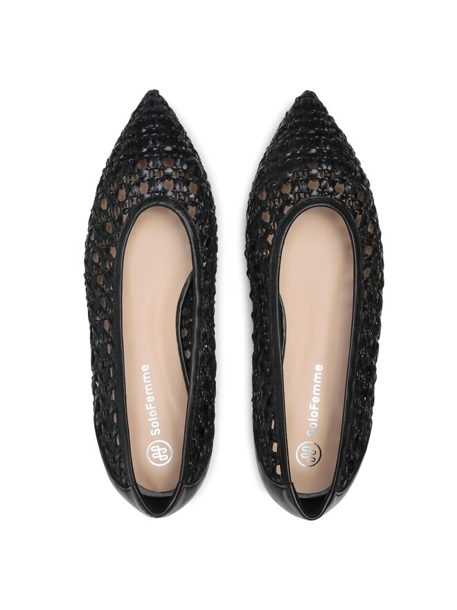 Solo Femme Balerina Solo Femme 24303-01-A19/E45-04-00 Fekete