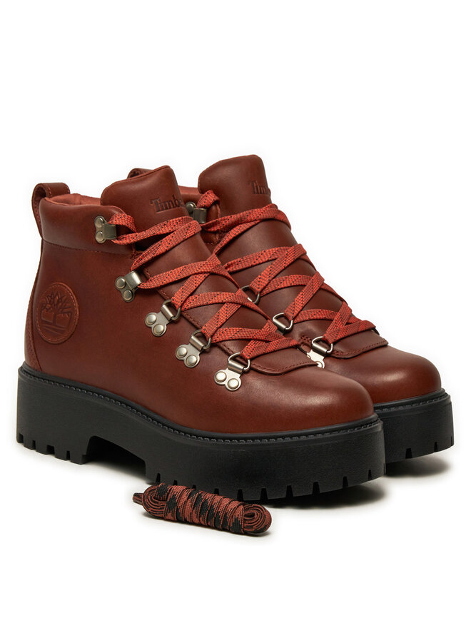 Timberland Pohodni čevlji Timberland Stone Street Mid TB0A27VJEM61 Rjava