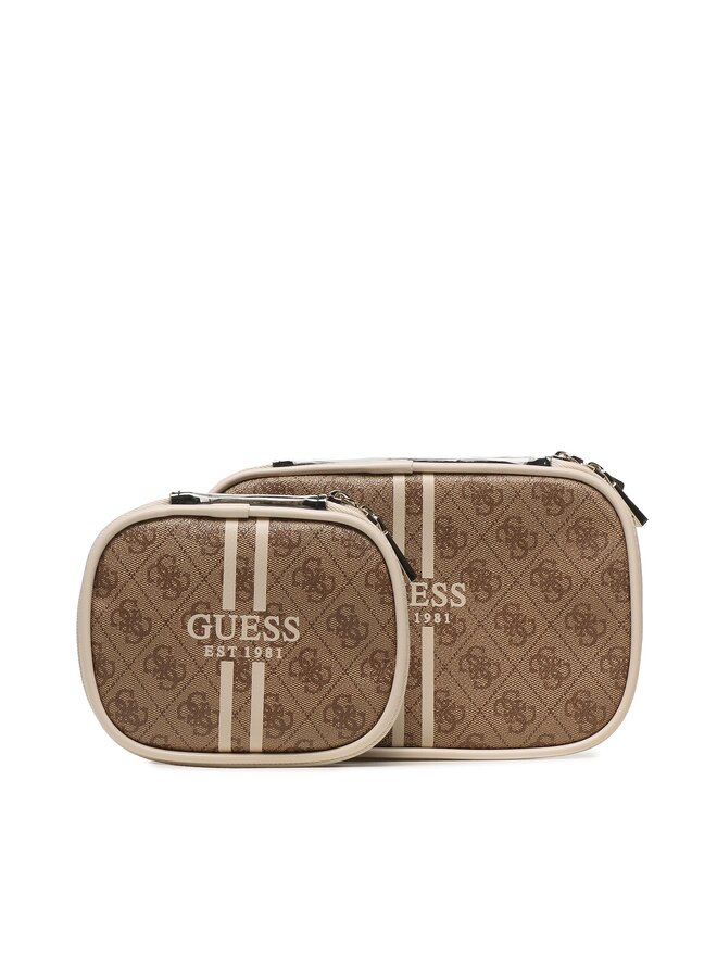 Set di pochette per cosmetici Guess Mildred B Travel TWB896 29010 Beige it.eschuhe.ch