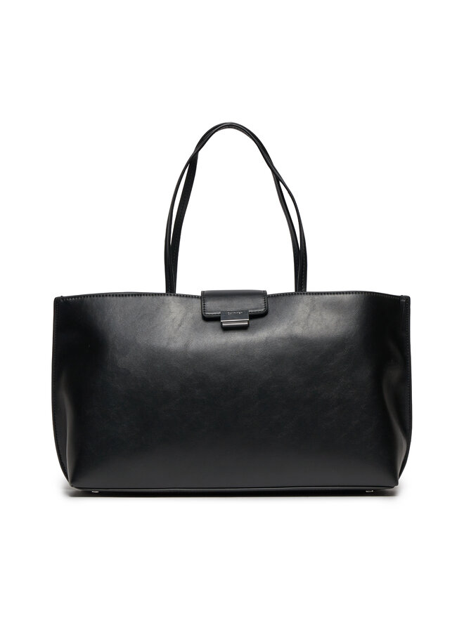 Handtasche Calvin Klein Archive Hw Large Tote K60K611567 Schwarz eschuhe