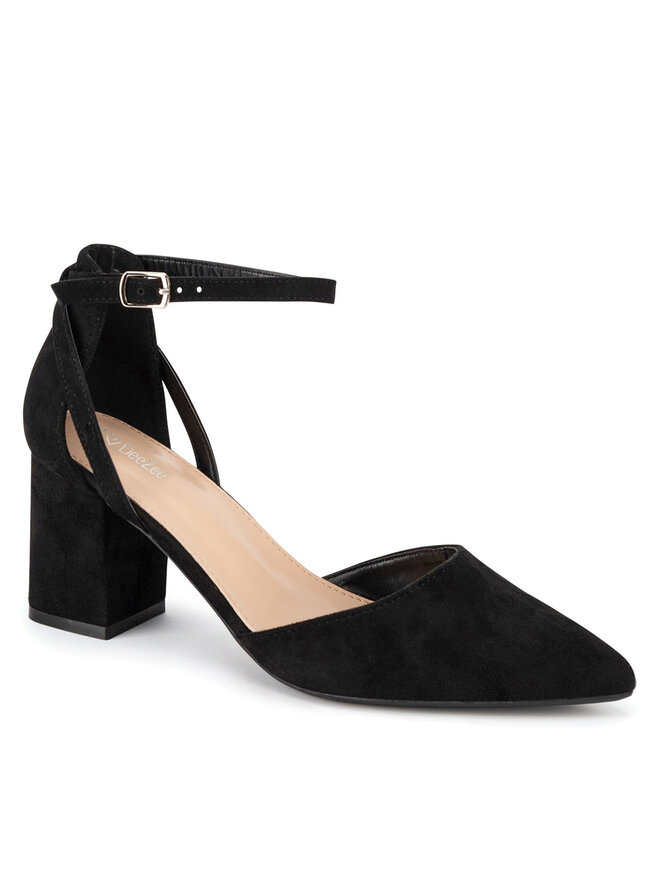 DeeZee Czółenka DeeZee WSS20968-02 Czarny