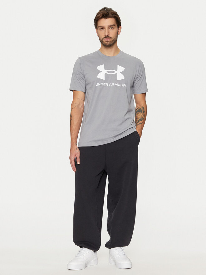 Under Armour Under Armour Marškinėliai Ua Sportstyle Logo Update Ss 1382911 Pilka Loose Fit