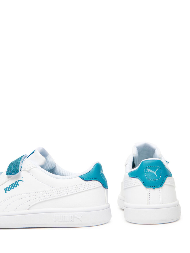 Puma Αθλητικά Puma Smash 3.0 L Glitter Velcro V Ps 395609 08 Λευκό