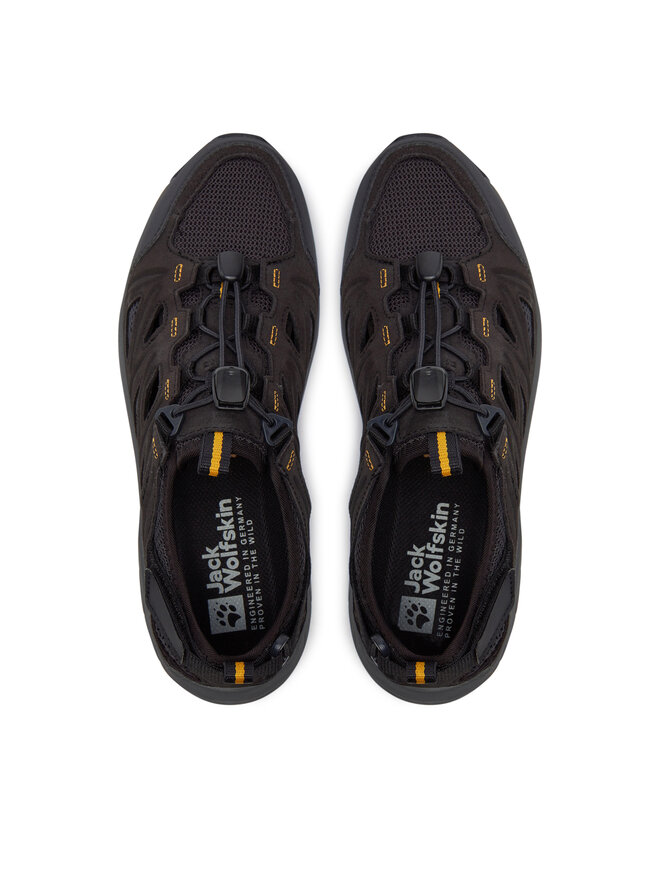 Jack Wolfskin Трекінгові черевики Jack Wolfskin Woodland 2 Hybrid Low M 4051301 Чорний