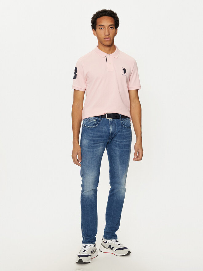 U.S. Polo Assn. U.S. Polo Assn. Pólóing MUP3313 Rózsaszín Regular Fit