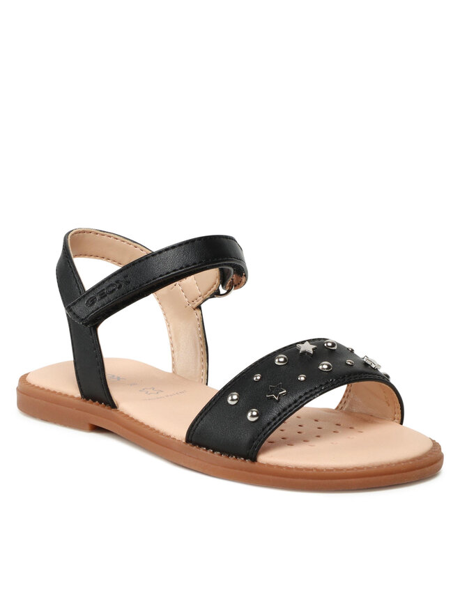 Geox Sandály Geox J S.Karly G. H J2535H 000BC C9999 M Černá