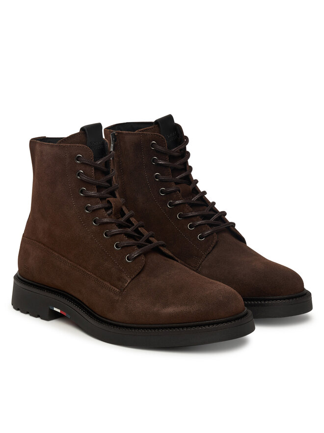 Tommy Hilfiger Ботуши Tommy Hilfiger Comfort Lwt FM0FM05594 Кафяв